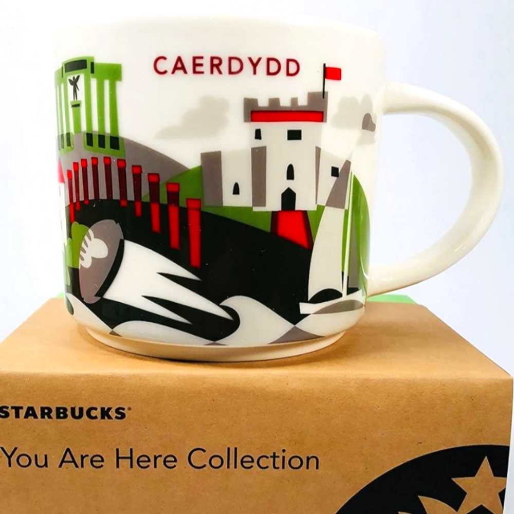 Starbucks CARDIFF CAERDYDD You Are Here Coffee Mug New - Picture 3 of 6